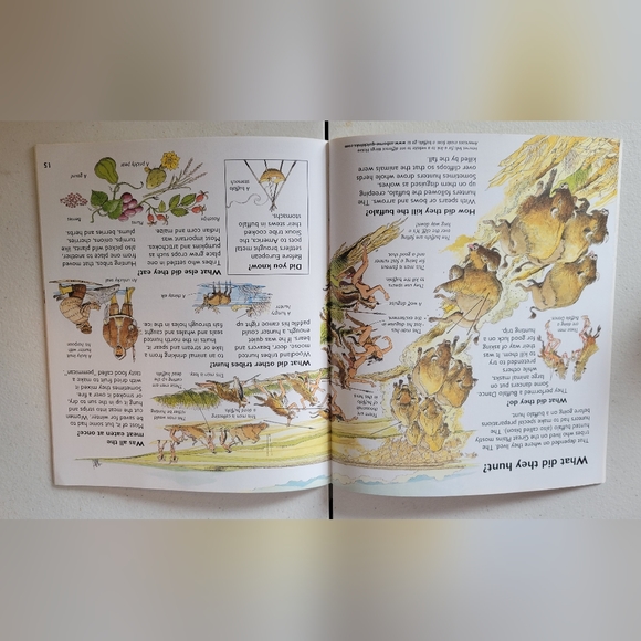 EUC Usborne Who were the First North Americans book - Picture 3 of 3